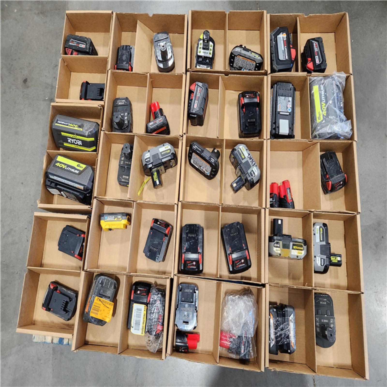 DALLAS LOCATION- AS-IS BATTERY PALLET