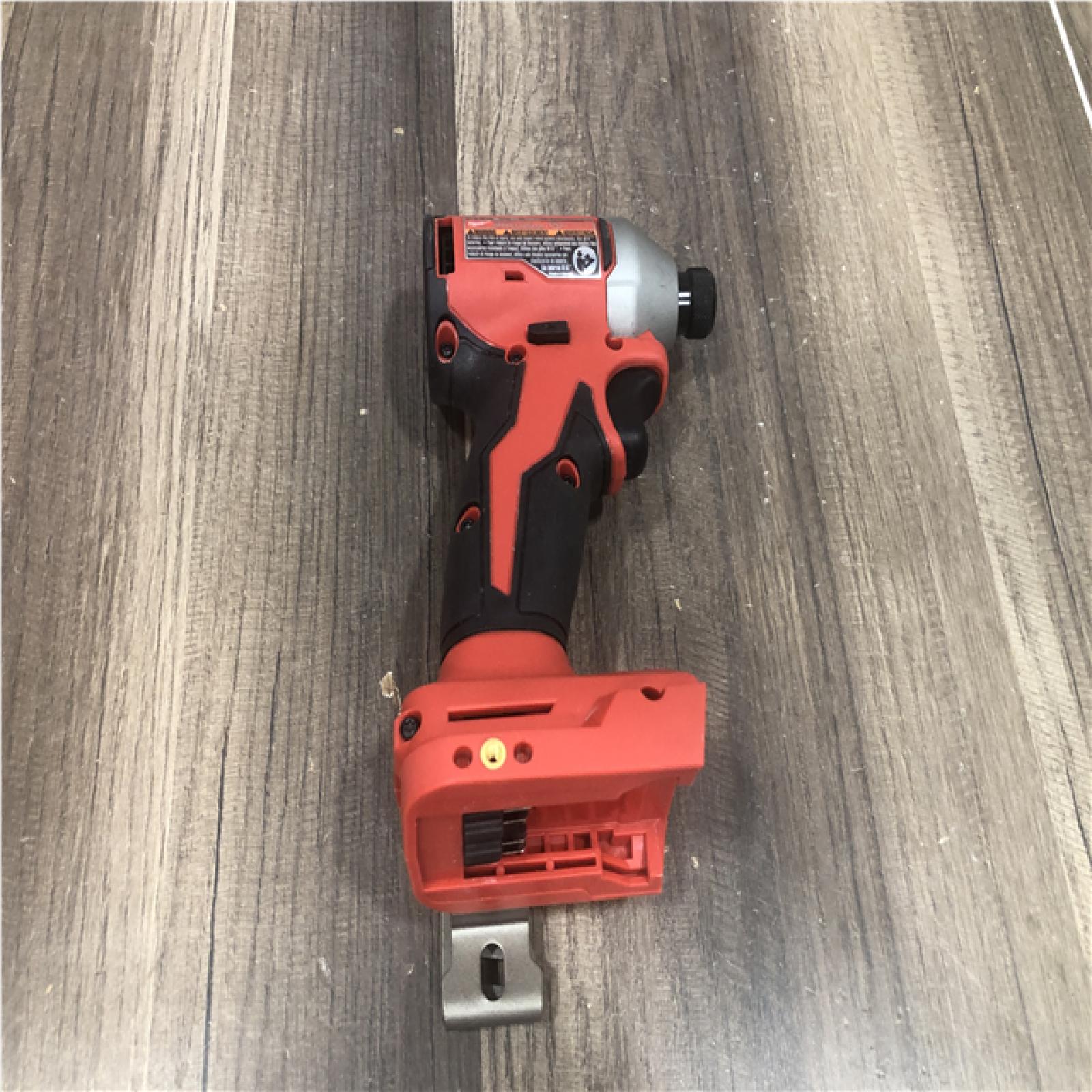 AS-IS Milwaukee 18V Lithium-Ion Compact Brushless Cordless 1/4 in. Impact Driver (Tool-Only)