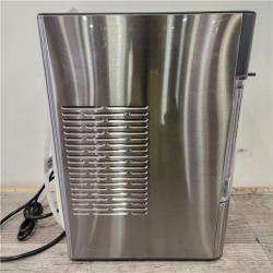 Phoenix Location GE Profile Opal 24 lb Portable Nugget Ice Maker in Stainless Steel, with Side Tank, and Wi-Fi connected