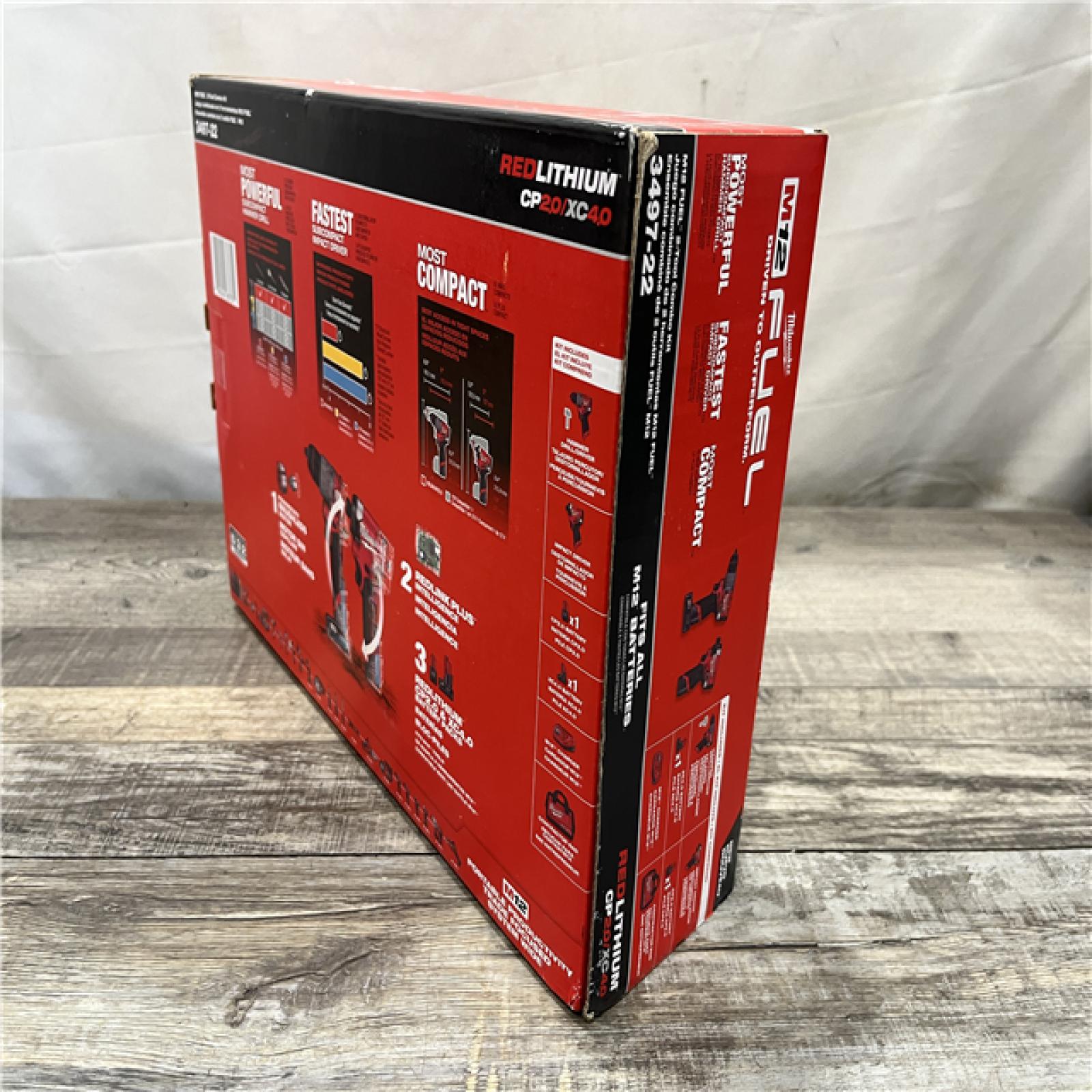 NEW - Milwaukee FUEL 12-Volt Lithium-Ion Brushless Cordless Hammer Drill and Impact Driver Combo Kit