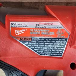 HOUSTON LOCATION - AS-IS Milwaukee  FUEL 12-Volt Lithium-Ion Brushless Cordless 18-Gauge 1-1/2 in. Compact Brad Nailer (Tool Only)