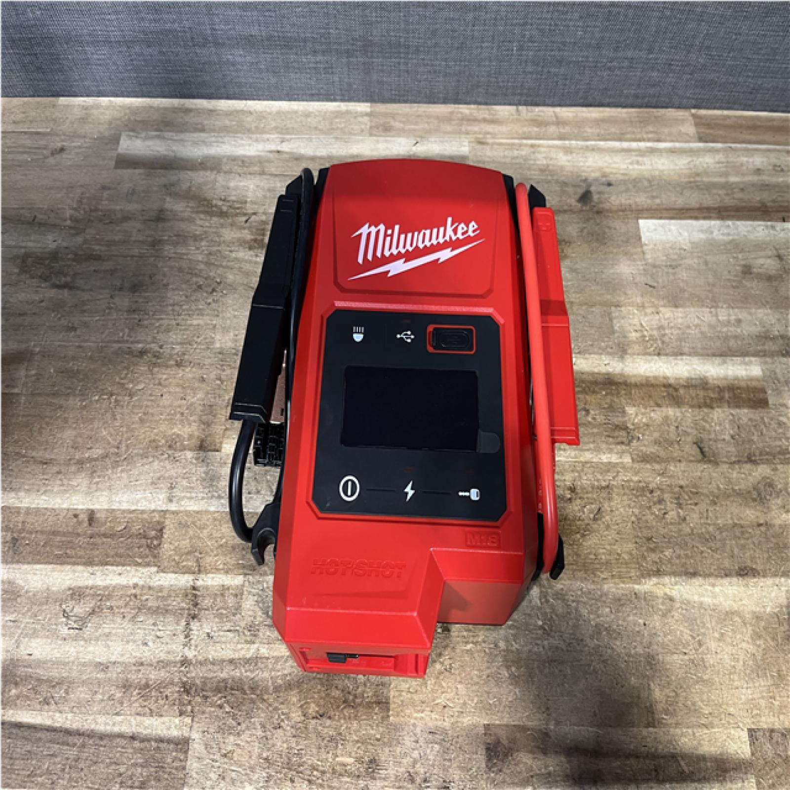 Houston Location AS-IS Milwaukee 18V Lithium-Ion Cordless 2000 Peak Amp HOTSHOT Jump Starter (Tool-Only)