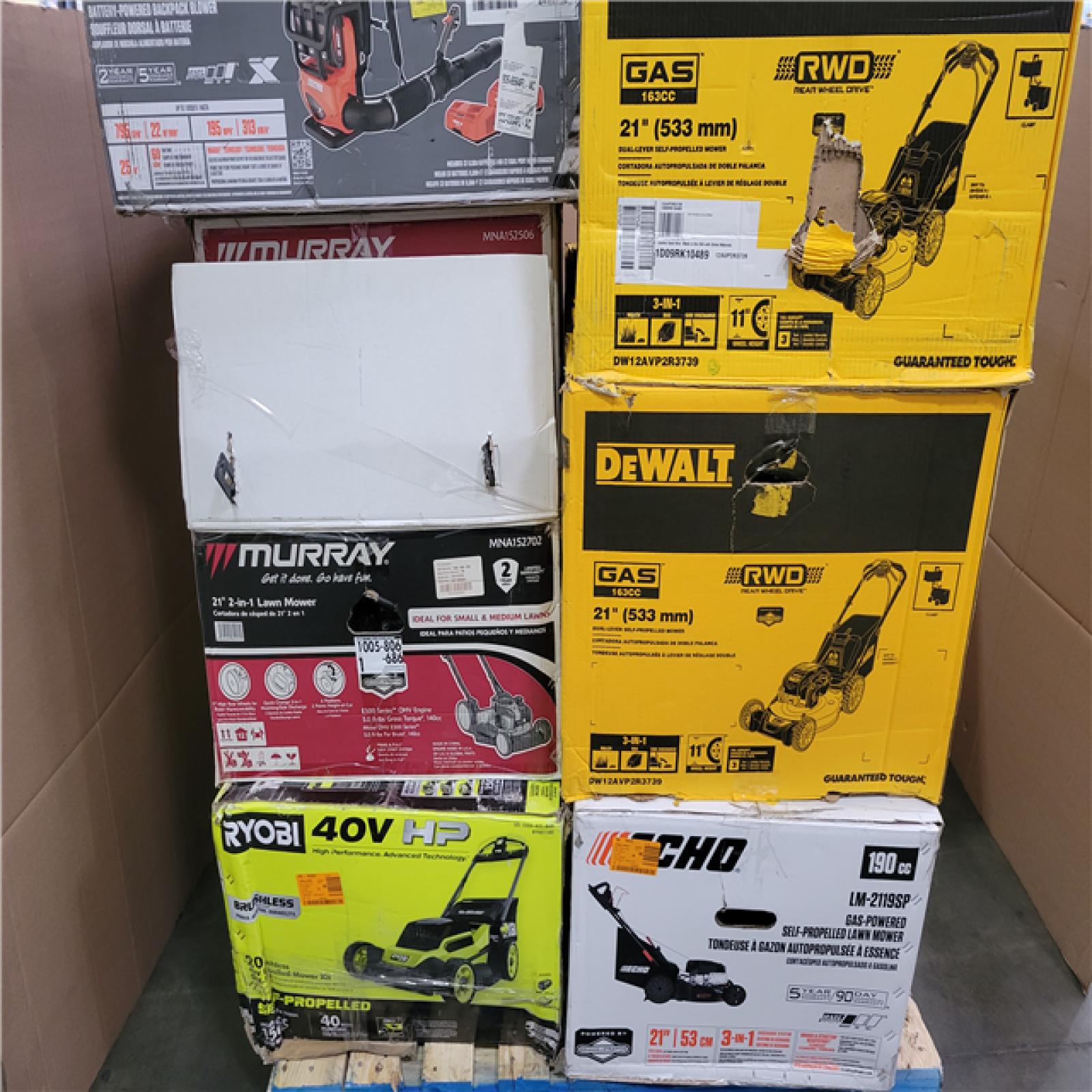 CALIFORNIA AS-IS OUTDOOR POWER EQUIPMENT