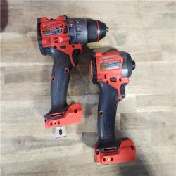 HOUSTON LOCATION - AS-IS MILWAUKEE M18 FUEL 18V Lithium-Ion Brushless Cordless Hammer Drill and Impact Driver Combo Kit (2-Tool) with 2 Batteries