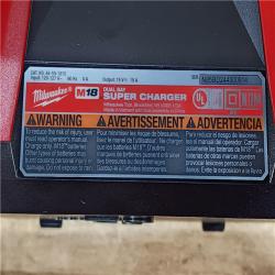 HOUSTON LOCATION - AS-IS (APPEARS LIKE NEW) Milwaukee M18 18V Dual Bay Simultaneous Super Charger
