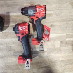 HOUSTON LOCATION - AS-IS MILWAUKEE FUEL 18V Lithium-Ion Brushless Cordless Hammer Drill and Impact Driver Combo Kit (2-Tool) with 2 Batteries