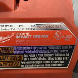 AS-IS Milwaukee FUEL 18V Lithium-Ion Brushless Cordless Hammer Drill and Impact Driver Combo Kit