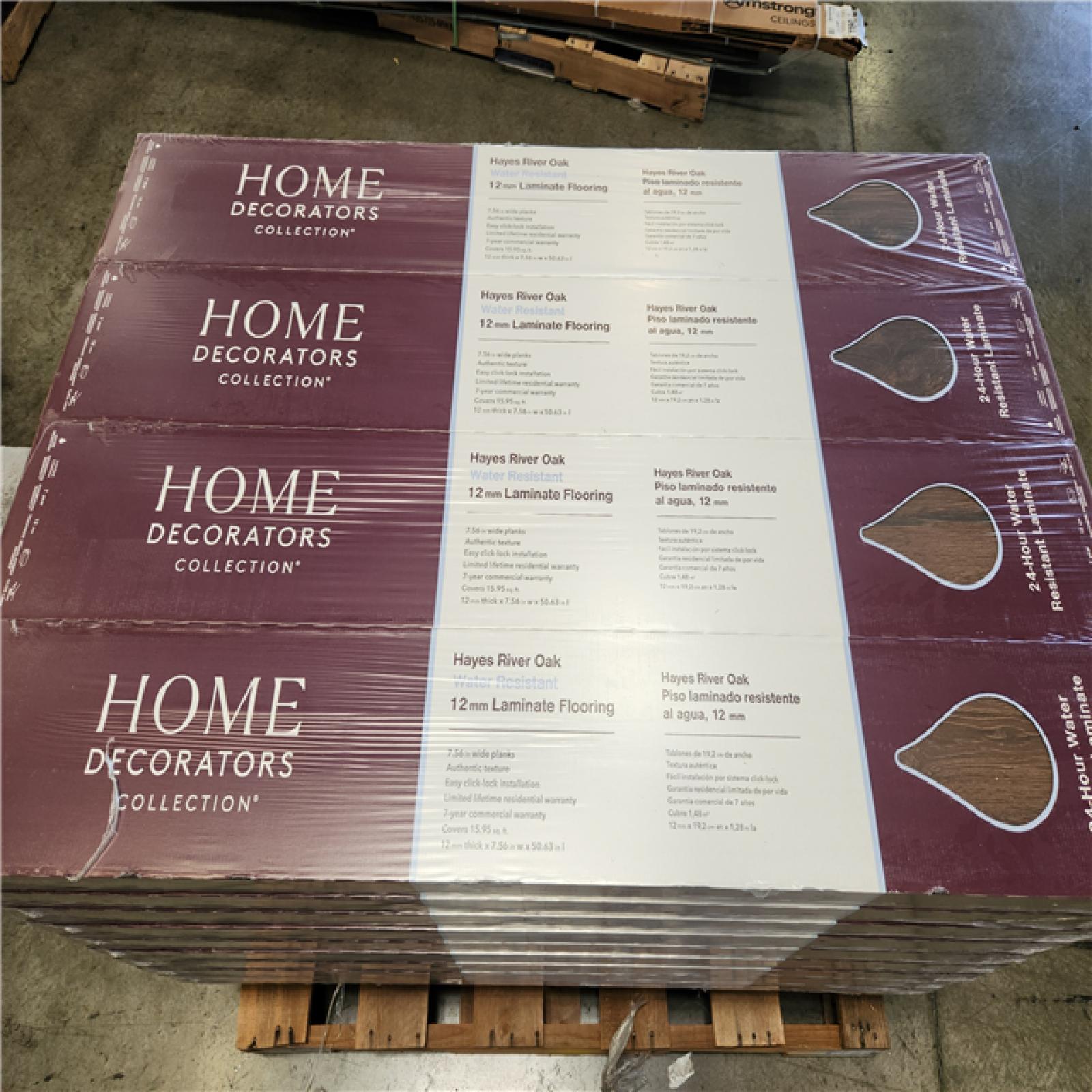 Phoenix Location NEW Home Decorators Collection Hayes River Oak 12mm T x 7.56 in. W Waterproof Laminate Wood Flooring (564 sq. ft./36 Case)