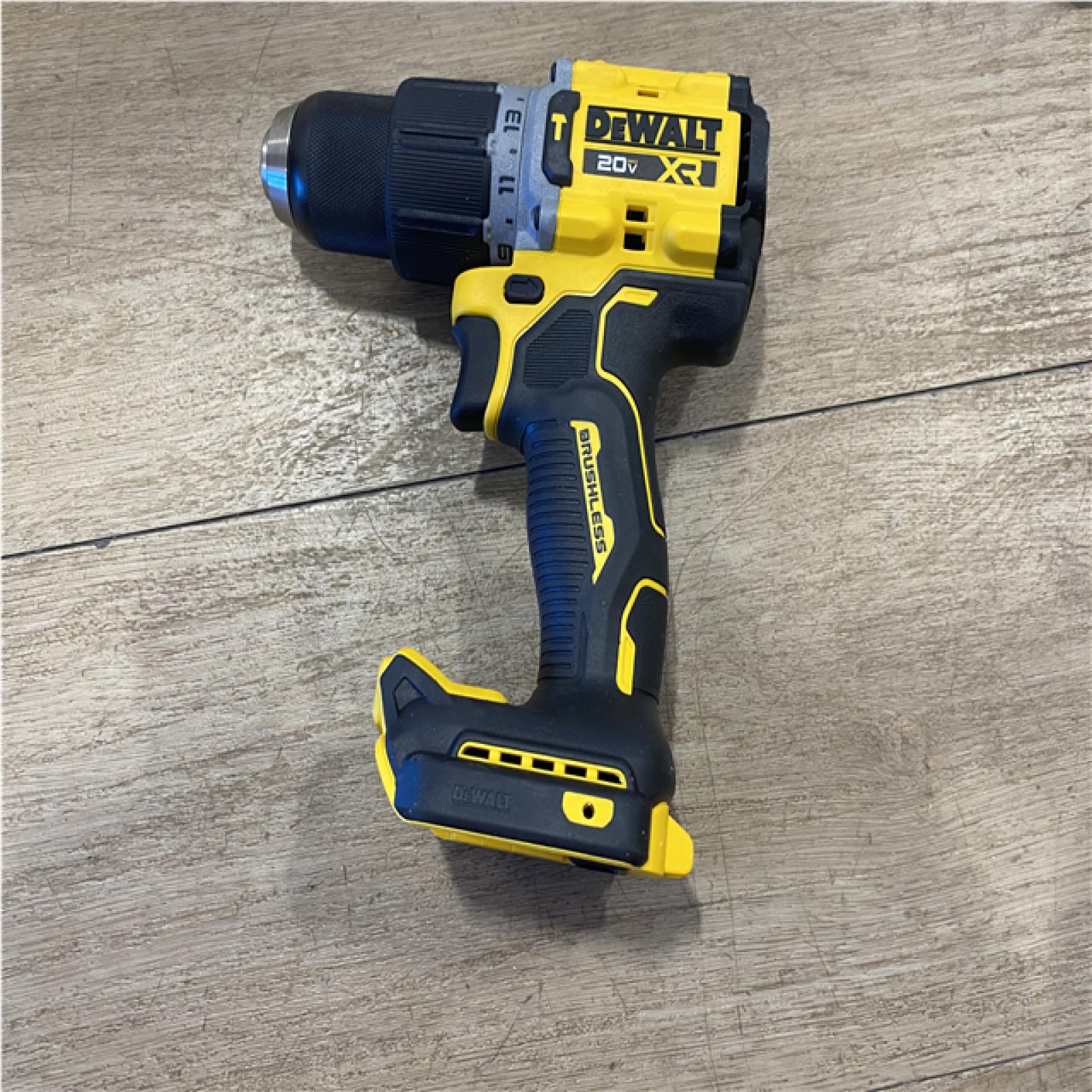 AS-IS DEWALT 20V XR Brushless Cordless 1/2 in. Hammer Drill (Tool-Only)