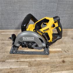 HOUSTON LOCATION - AS-IS (APPEARS LIKE NEW) DEWALT FLEXVOLT 60V MAX Cordless Brushless 7-1/4 in. Wormdrive Style Circular Saw (Tool Only)