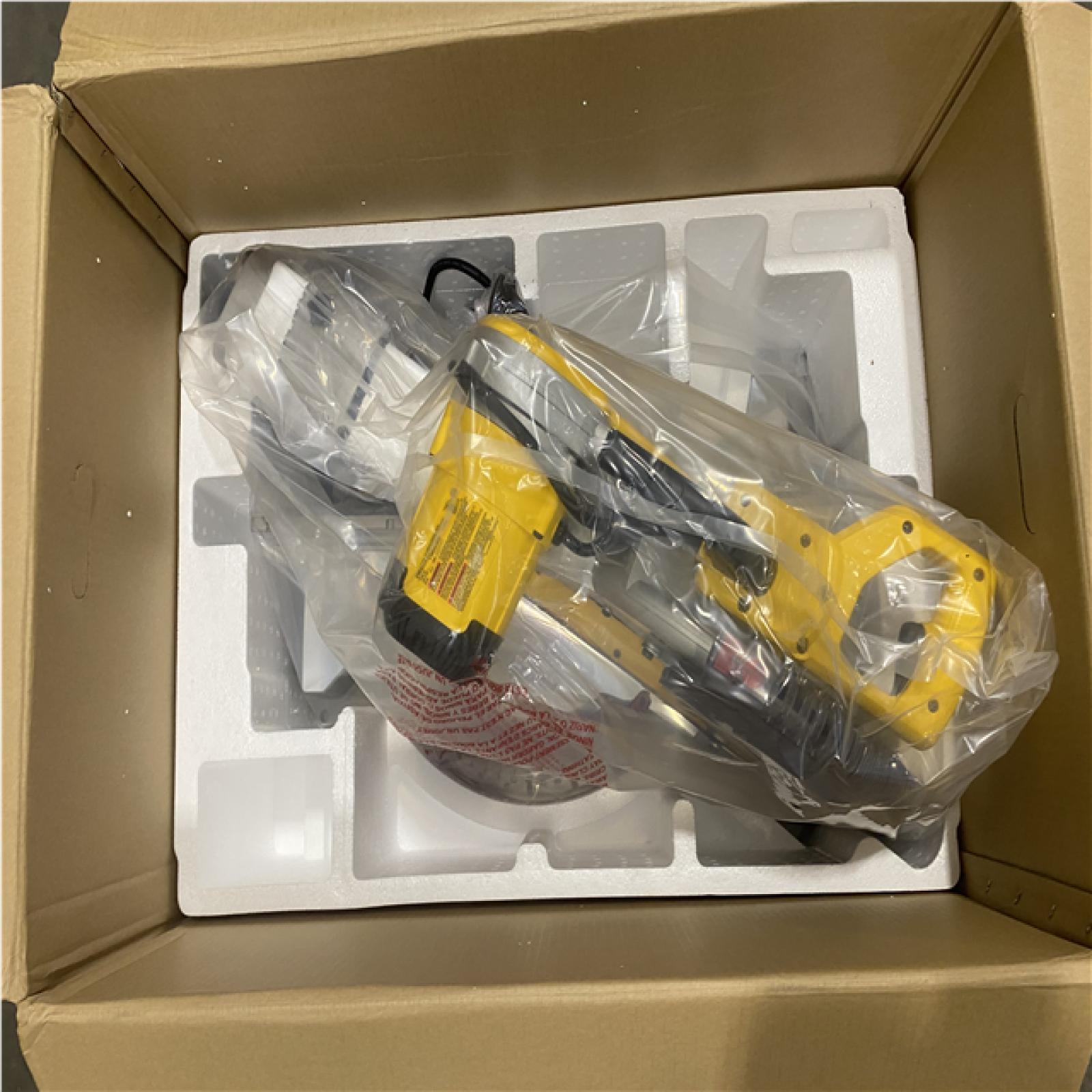 As-Is- DeWalt 15 Amps 12 in. Corded Dual-Bevel Sliding Compound Miter Saw