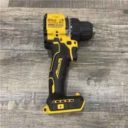 AS-IS DEWALT Atomic 20V Lithium-Ion Cordless Compact 1/2 in. Drill/Driver Kit
