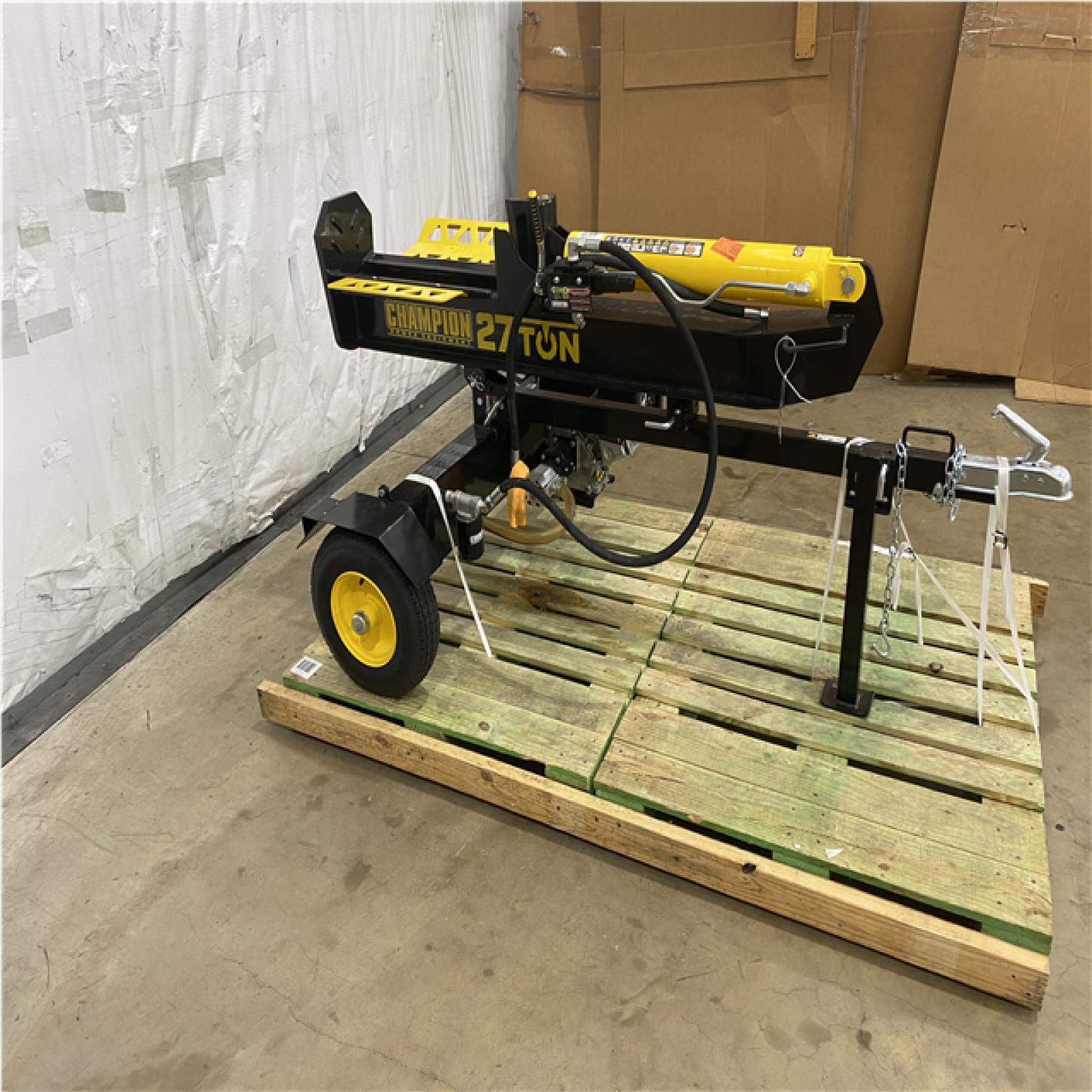 Houston Location - AS-IS Outdoor Power Equipment CHAMPION 27 TON LOG SPLITTER