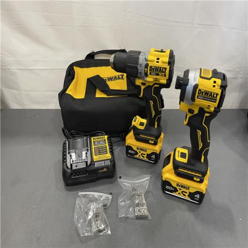 AS-IS - DEWALT 20V MAX XR Hammer Drill and ATOMIC Impact Driver 2 Tool Cordless Combo Kit