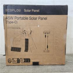 Phoenix NEW EcoFlow 45-Watt TOPCon Portable Solar Panel Up to 25% Conversion Rate  IP68  Ideal Solar Power Source for RIVER 2 Series (SEALED)