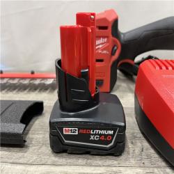 AS-IS Milwaukee FUEL 8 in. 12V Lithium-Ion Brushless Cordless Hedge Trimmer Kit