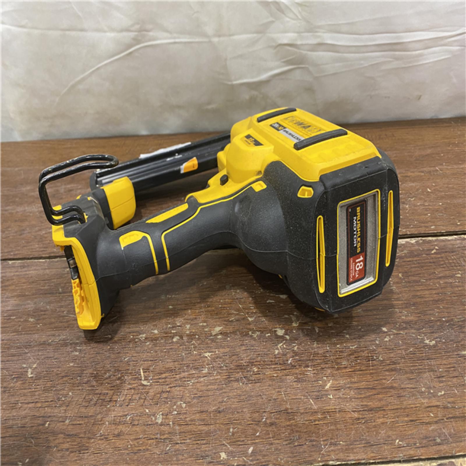 AS-IS DEWALT Cordless 18-Gauge Narrow Crown Stapler (Tool Only)