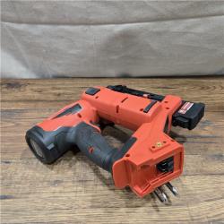 AS-IS MILWAUKEE FUEL 18-Volt Lithium-Ion Brushless Cordless 18-Gauge 1/4 in. Narrow Crown Stapler (Tool-Only)