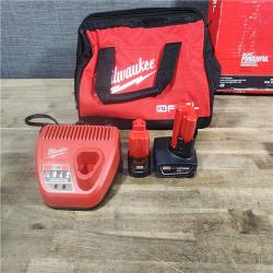 HOUSTON LOCATION - AS-IS Milwaukee 3497-22 12V Brushless Hammer Drill and Impact Driver Combo Kit