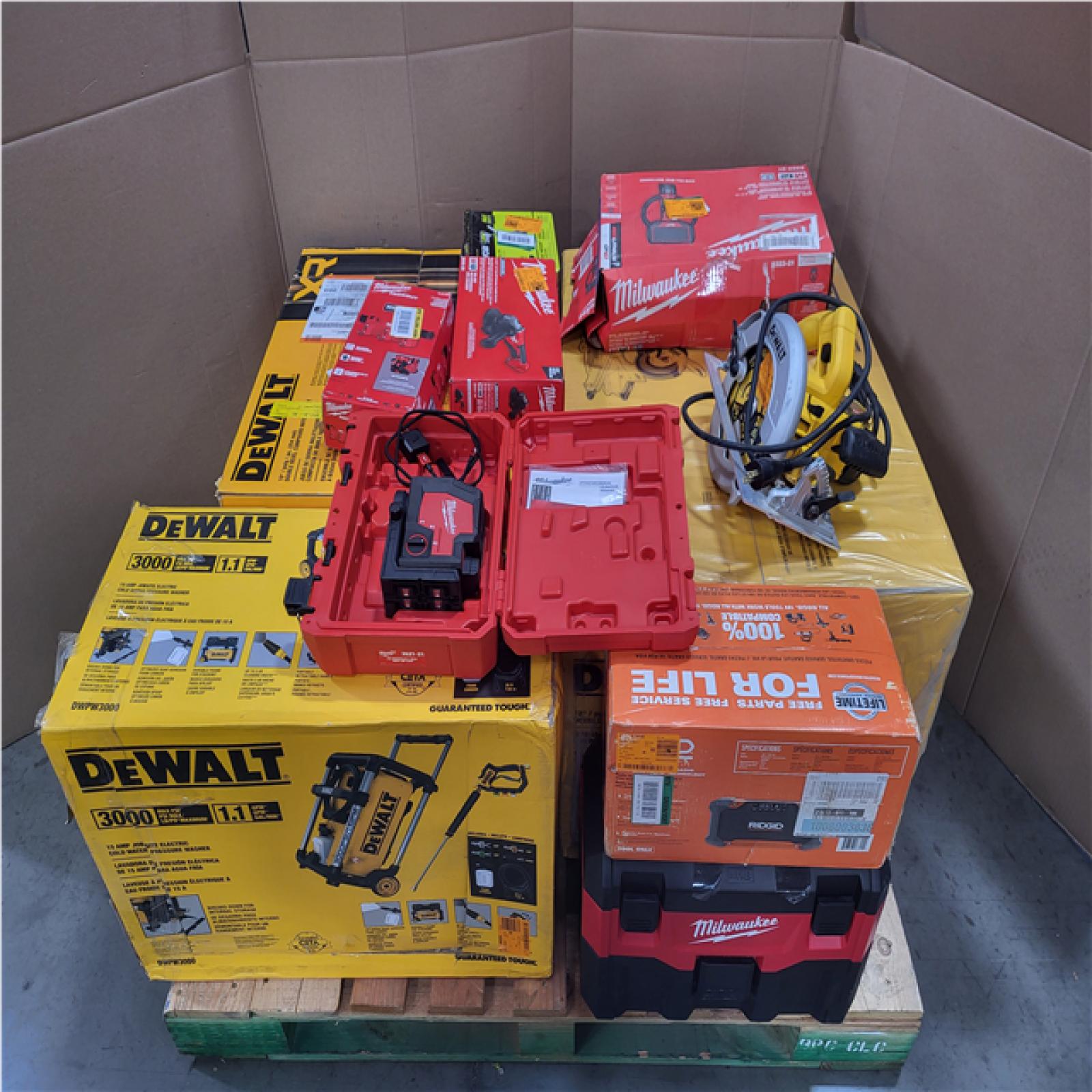 CALIFORNIA AS-IS TOOL PALLET