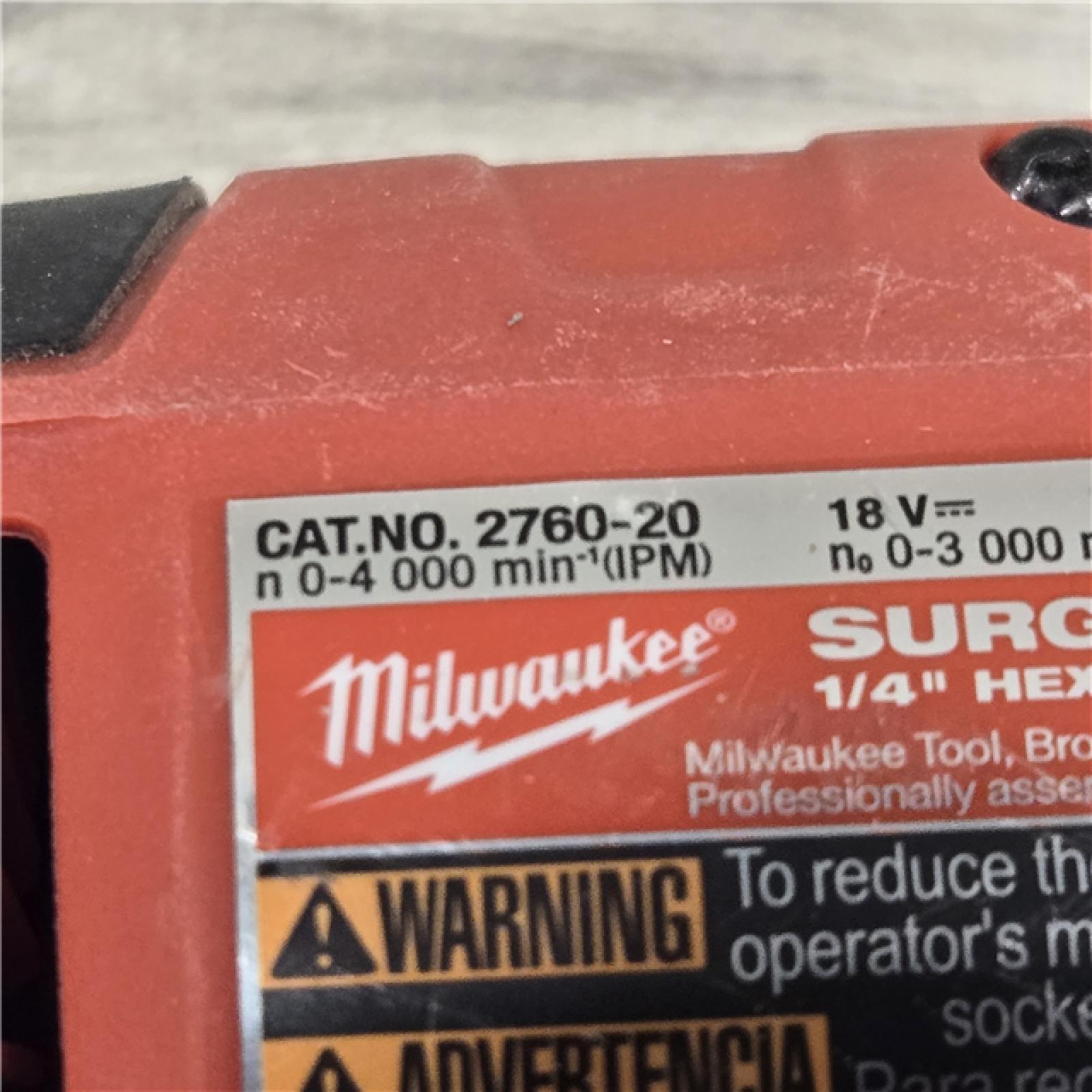 AS-IS Milwaukee 2760-20 - M18 Fuel Surge 18V Cordless Drill/Driver (Tool-Only)