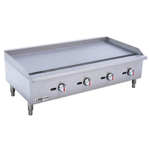 Phoenix NEW Magic Chef 48 in. Commercial Thermostatic Countertop Gas Griddle in Stainless Steel (SEALED)