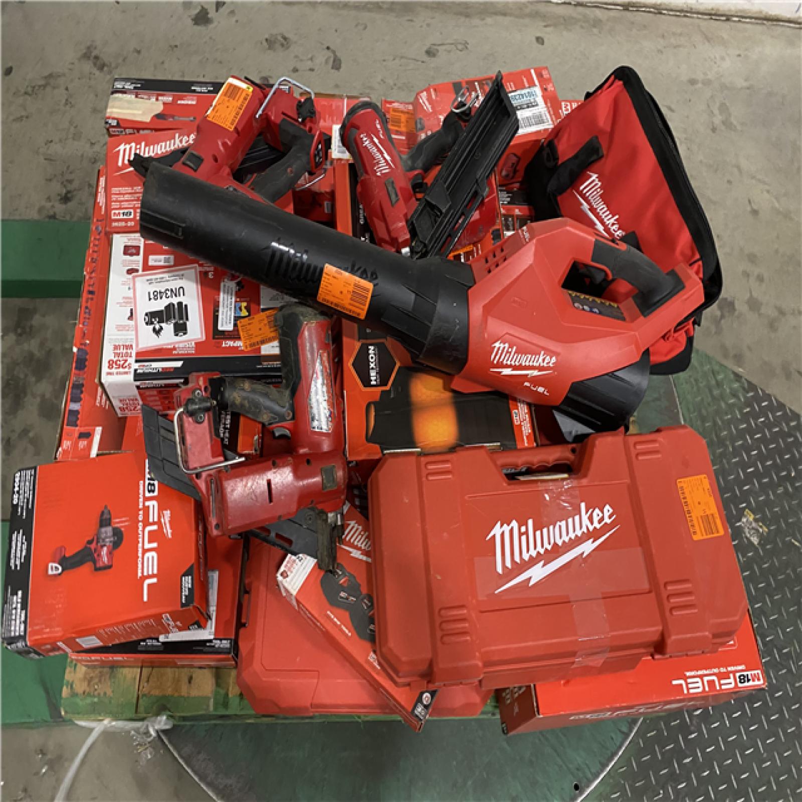 Dallas Location - As-Is MILWAUKEE Tool Pallet