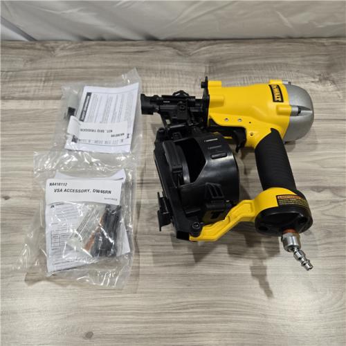 LIKE NEW! - DeWalt 15 Degree Pneumatic Coil Roofing Nailer