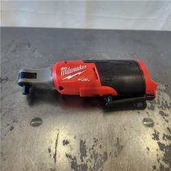 AS-IS- Milwaukee M12 FUEL Brushless Lithium-Ion 3/8 in. Cordless High Speed Ratchet (Tool Only)