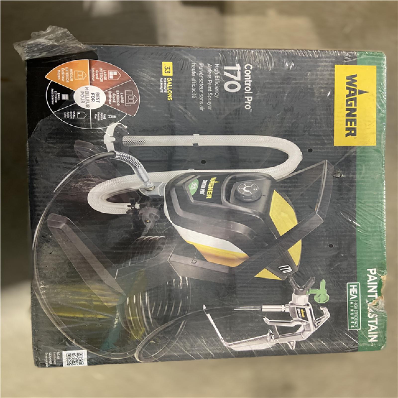 NEW! -  Wagner Control Pro 170 High Efficiency Airless Paint and Stain Sprayer