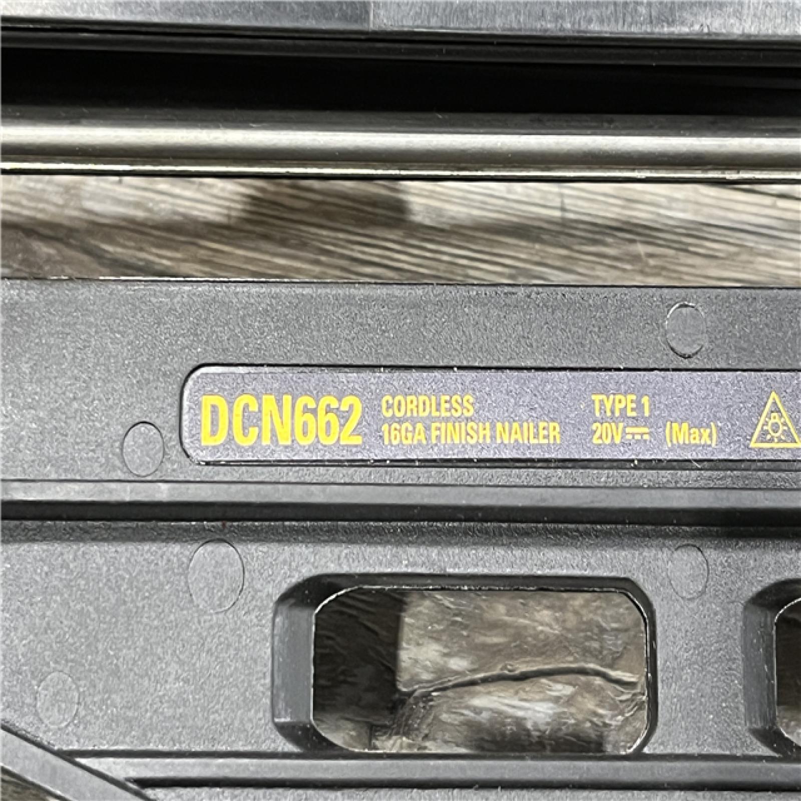 AS-IS DEWALT 20V MAX XR 16-Gauge Lithium-Ion Cordless Finish Nailer (Tool Only)
