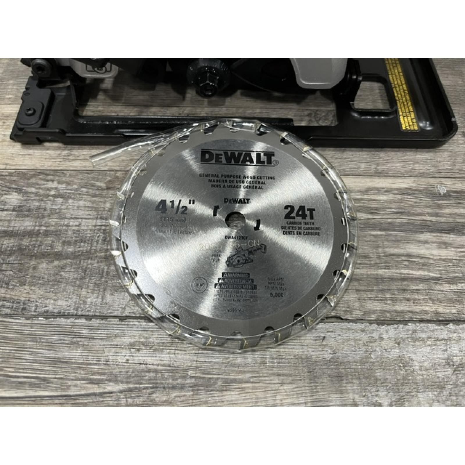AS-IS DEWALT ATOMIC 20V MAX Cordless Brushless 4-1/2 in. Circular Saw (Tool Only)