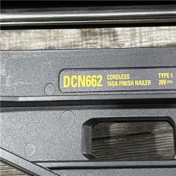 AS-IS DEWALT 20V MAX XR 16-Gauge Lithium-Ion Cordless Finish Nailer (Tool Only)