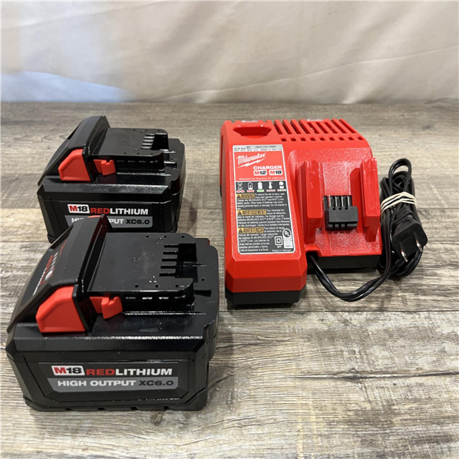 AS-IS Milwaukee 18-Volt Lithium-Ion High Output Starter Kit