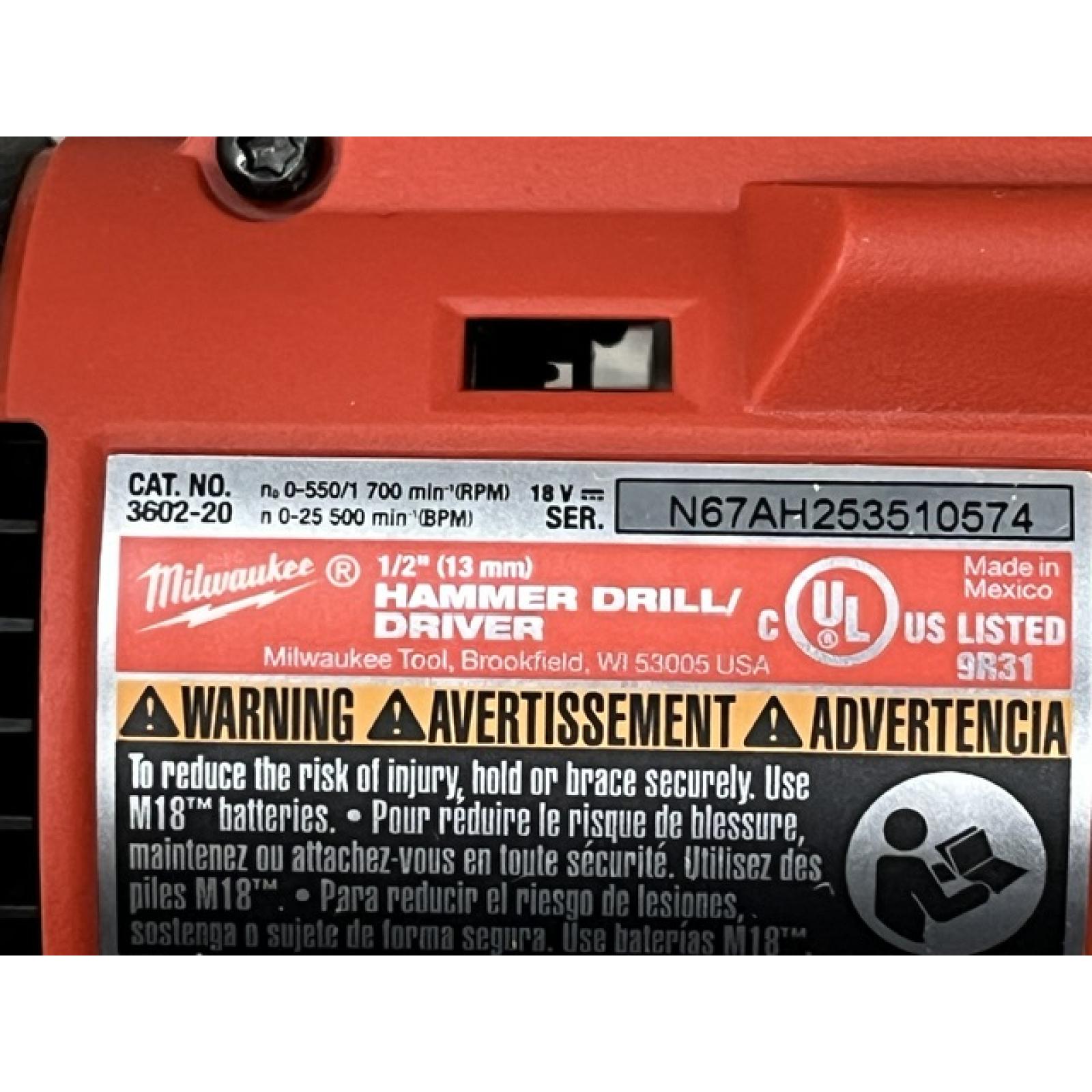 AS-IS Milwaukee 18-Volt Lithium-Ion Brushless Cordless (4-Tool) Combo Kit
