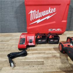 HOUSTON LOCATION - AS - IS Milwaukee FUEL 18V Lithium-Ion Brushless Cordless Hammer Drill and Impact Driver Combo Kit
