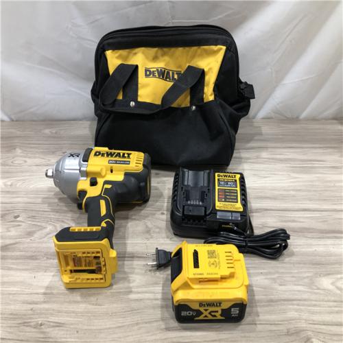 AS-IS DEWALT 20V MAX Lithium-Ion Cordless 1/2 in. Impact Wrench Kit