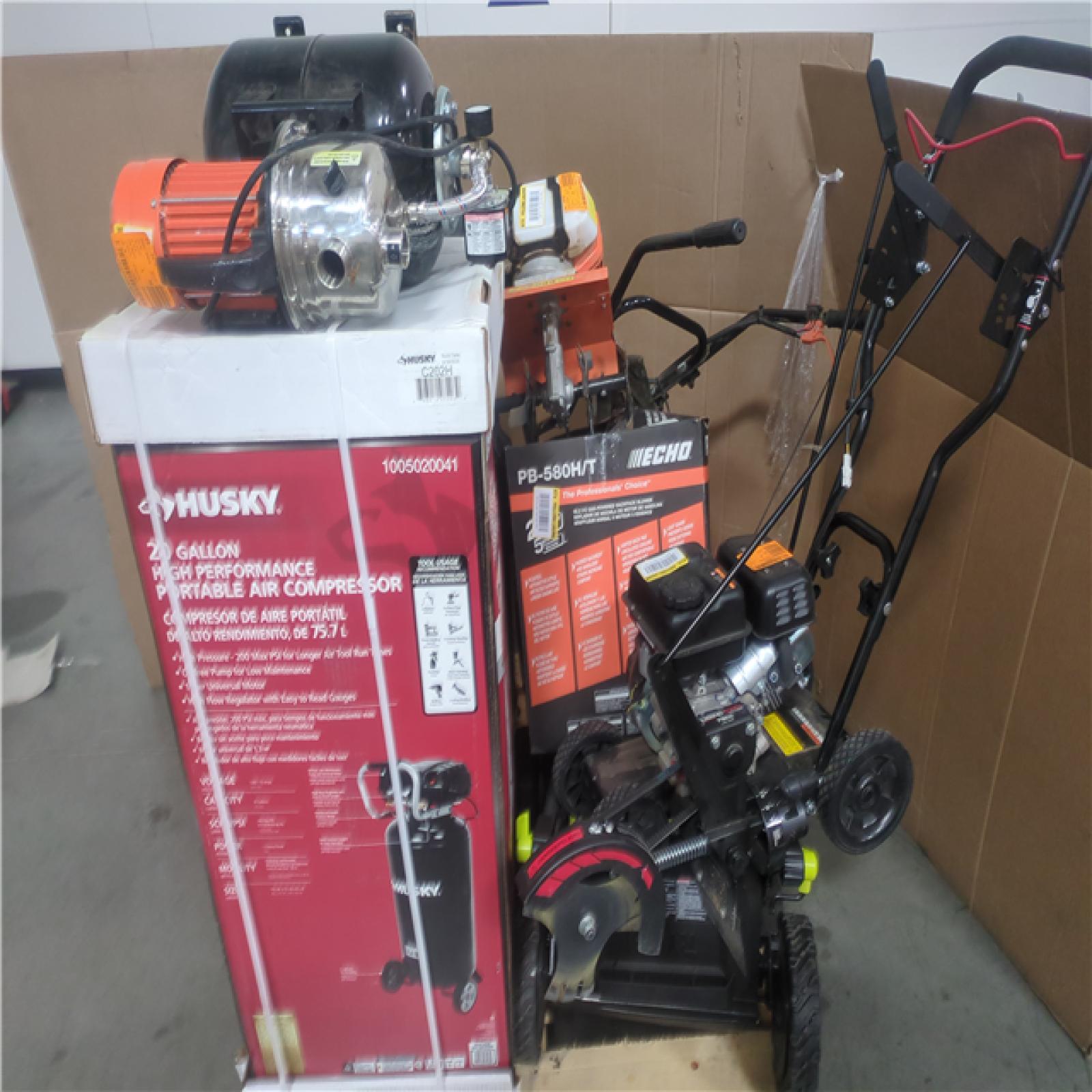 California AS-IS OUTDOOR POWER EQUIPMENT