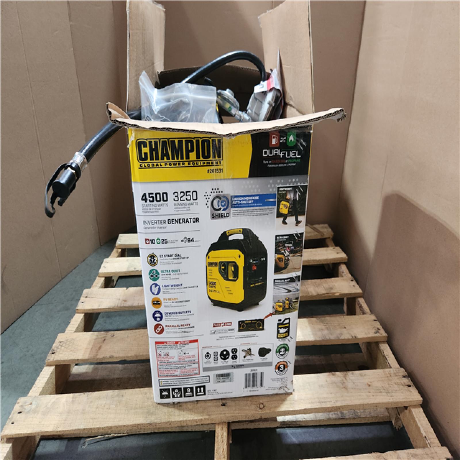 CALIFORNIA AS-IS CHAMPION GENERATOR
