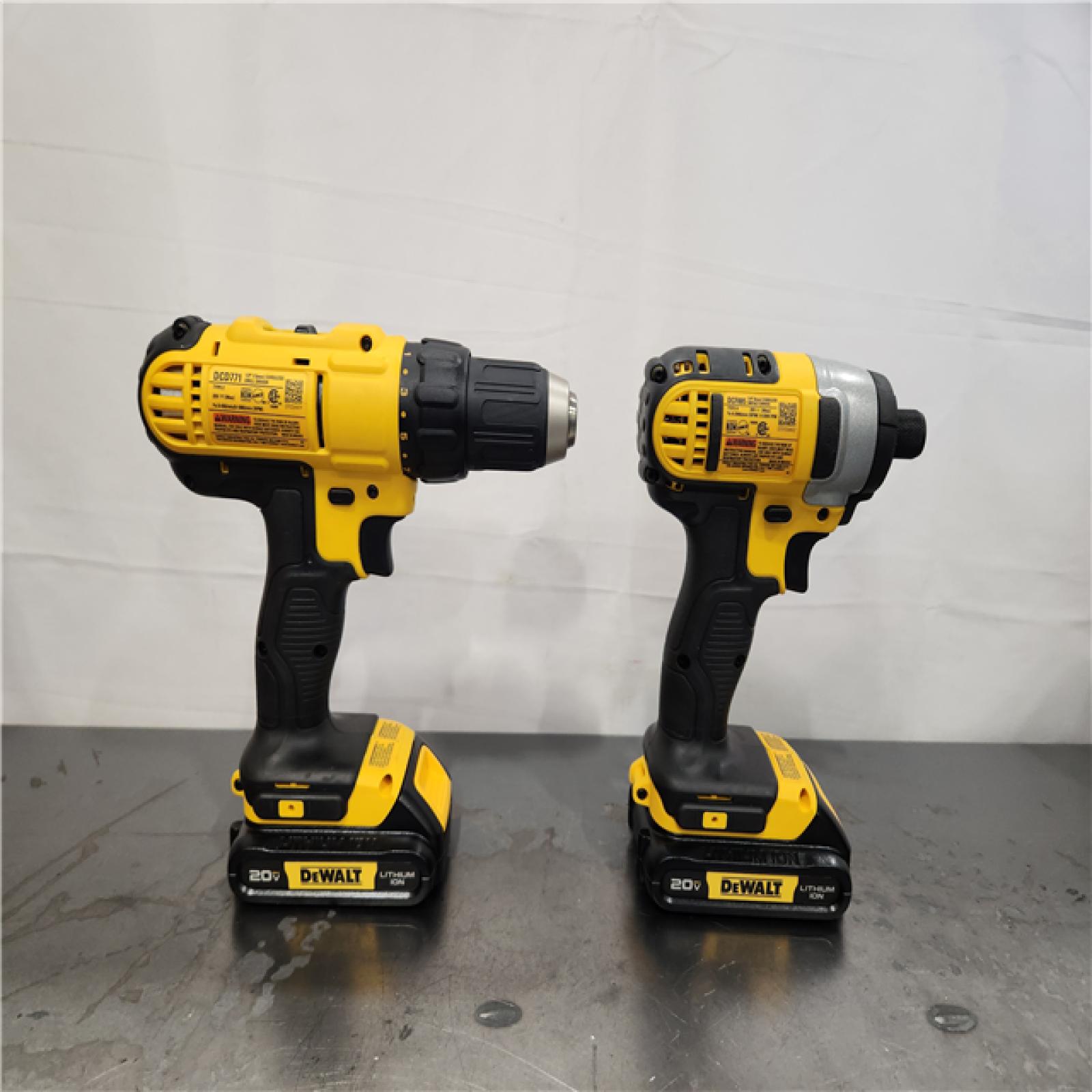 AS-IS- DeWALT 20V MAX Cordless Drill Driver/Impact Driver Combo Kit