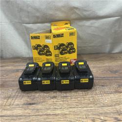 AS-IS DEWALT 20V Max 3Ah Battery 4 Pack