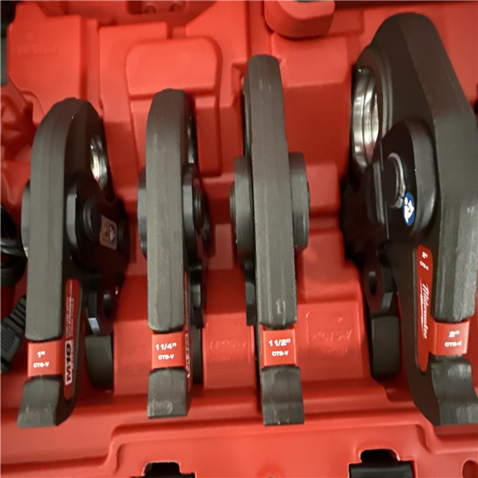 California AS-IS Milwaukee Forcelogic M18 Press Tool Kit  Includes (2) Batteries  Charger and Hard Case; Appears in Like New Condition