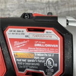 AS-IS Milwaukee 18V Lithium-Ion Cordless Drill Driver/Impact Driver Combo Kit