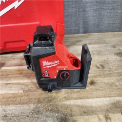 HOUSTON LOCATION - AS-IS Milwaukee 12-Volt Lithium-Ion Cordless Green 250 ft. 3-Plane Laser Level Kit