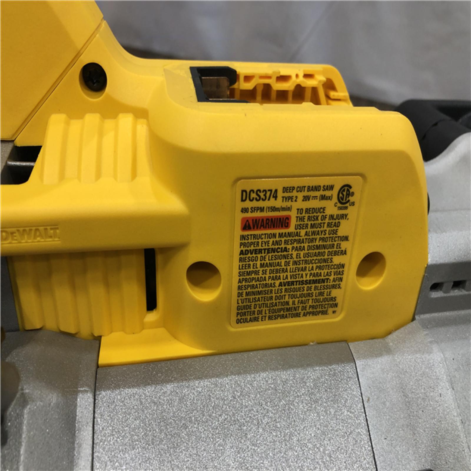 AS-IS DEWALT 20V MAX XR Cordless Brushless Deep Cut Band Saw (Tool Only)