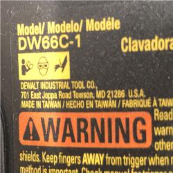 AS-IS DeWalt DW66C-1 15 Degree 2-1/2 in. Coil Siding Nailer (Tool-Only)