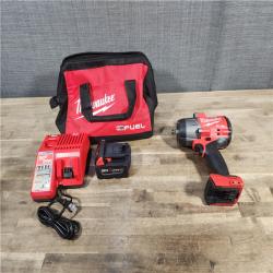 HOUSTON LOCATION - AS-IS (APPEARS LIKE NEW) Milwaukee M18 1/2 in. Cordless Brushless High Torque Impact Wrench Kit (Battery & Charger)