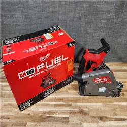 HOUSTON LOCATION - AS-IS Milwaukee  FUEL 18V Lithium-Ion Cordless Brushless 6-1/2 in. Plunge Cut Track Saw (Tool-Only)