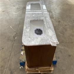 Houston Location AS IS - Collette 60 IN Free Standing Mounted Vanity