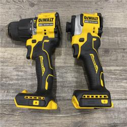 AS-IS DEWALT ATOMIC 20V MAX Lithium-Ion Cordless 2-Tool Combo Kit